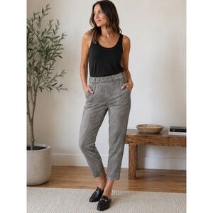 Flog Pants Slim Leg Snakeskin Animal Print Grey Size 30 Pull On Stretch Trousers